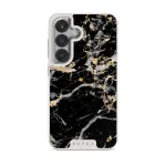 Make A Wish - Gold Marble Samsung Galaxy S25 Plus Case, Elite Light (Magnetic) / Silver