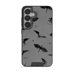 Draco - Samsung Galaxy S25 Case, Elite Dark (Magnetic) / Silver