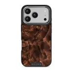 Toasted Chestnut - Brown iPhone 17 Pro Case, Elite Dark (MagSafe) / Silver