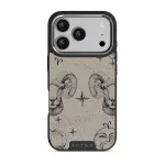 Aries - iPhone 17 Pro Case, Elite Dark (MagSafe) / Silver / Nude