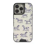 Derby Race - iPhone 16 Pro Case, Elite Dark (MagSafe) / Silver