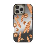 No Crumbs - iPhone 16 Pro Max Case, Elite Mirror Dark (MagSafe) / Gold