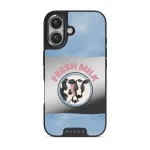 Milkshake - iPhone 16 Case, Elite Mirror Dark (MagSafe) / Gunmetal