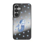 Salty Kiss - Samsung Galaxy S25 Case, Elite Mirror Dark (Magnetic) / Silver