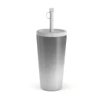 Silver Lining - Travel Mug, 500 ml / Straw