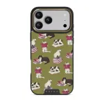 Curious Cat - iPhone 17 Pro Max Case, Elite Dark (MagSafe) / Gold