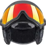 UVEX &bdquo;Wanted Visor&ldquo; suusakiiver, 58&ndash;61 cm, suurus L, must