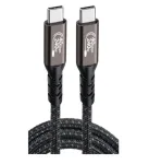 Wirellee USB-C&ndash;USB-C-kaabel (1 m, 240 W, 40 Gbps, must)