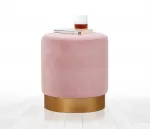Pouffe Hanah Home Memphis, roosa, 45 x 40