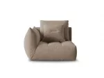 Sametmoodul, vasak, Bloom, 1 istekoht, 116x106x95, helepruun