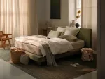 Bed With Headboard, "Linea", 204x225x98 Made in Europe