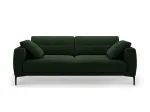Velvet Sofa, "Lazio", 4 Seats, 221x102x86 Made in Europe