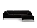 Right Velvet Sofa, "Lazio", 3 Seats, 291x174x86 Made in Europe