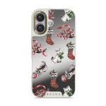 Merry Kitty - iPhone 16 Case, Elite Mirror Light (MagSafe) / Gold
