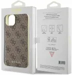 "GUHCP15MGF4GBR 4G Charms Collection iPhone 15 Plus" Brown