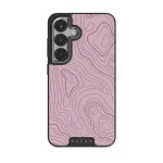 Maze - Samsung Galaxy S25 Case, Elite Dark (Magnetic) / Silver