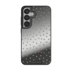 Wonderland - Samsung Galaxy S25 Case, Elite Mirror Dark (Magnetic) / Silver