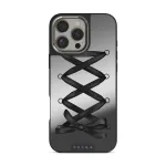 Forbidden - iPhone 16 Pro Max Case, Elite Mirror Dark (MagSafe) / Silver