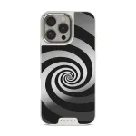 Rabbit Hole - iPhone 16 Pro Max Case, Elite Mirror Light (MagSafe) / Silver