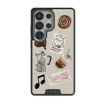 Oat Milk Please - Samsung Galaxy S25 Ultra Case, Elite Dark (Magnetic) / Silver
