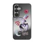 Plot Twister - Samsung Galaxy S25 Case, Elite Mirror Dark (Magnetic) / Silver