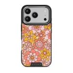 Garden Brunch - Floral iPhone 17 Pro Case, Elite Dark (MagSafe) / Silver