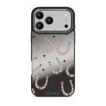 Lucky Charm - iPhone 17 Pro Max Case, Elite Mirror Dark (MagSafe) / Silver