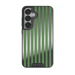 Peppermint - Samsung Galaxy S25 Plus Case, Elite Mirror Dark (Magnetic) / Silver