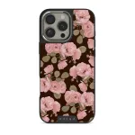 Desert Rose - iPhone 16 Pro Case, Elite Dark (MagSafe) / Silver
