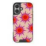 Sunset Glow - iPhone 16 Case, Elite Dark (MagSafe) / Silver