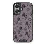 Leo - iPhone 16 Plus Case, Elite Dark (MagSafe) / Silver / Purple
