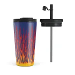 Tribal - Travel Mug, 500 ml / Flap & Straw Set