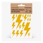 Helkurkleepsud jalgrattale BOOKMAN Reflective Stickers for Bicycles, Flash Yellow