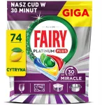 &bdquo;Fairy&ldquo; n&otilde;udepesukapslid &bdquo;Fairy Platinum Plus Miracle&ldquo;, 74 tk.