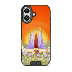 Sunrise - iPhone 17 Case, Elite Dark (MagSafe) / Silver