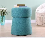 Pouf Hanah koduoad, sinine, 40 x 50 x 40