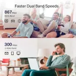 "RE335 - V&otilde;rgukordaja - 1167 Mbit/s - Wi-Fi - Sisseehitatud Ethernet-&uuml;hendus - Valge"