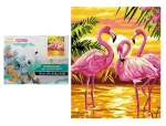 Painting by the numbers - 07428 - FLAMINGOS