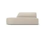 Velvet Left Modular Sofa, "Siena", 2 Seats, 181x93x69 Made in Europe