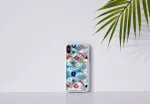 "SmartPhone case iPhone XS/S" Poppin rock white