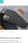"Woven2 Pattern Design Soft Case iPhone 11 Pro" Black
