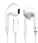 K&otilde;rvaklapid &bdquo;Fiesta&ldquo; FIESTA EARPHONES WITH MIC USB-C &ndash; juhtmev&otilde;rgu k&otilde;rvaklapid mikrofoniga ja USB-C-liidesega, valged [45647]
