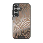 Lasso - Samsung Galaxy S25 Case, Elite Mirror Dark (Magnetic) / Silver