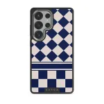 Check & Mate - Samsung Galaxy S25 Ultra Case, Elite Dark (Magnetic) / Silver