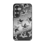 Hotshot - Samsung Galaxy S25 Case, Elite Mirror Dark (Magnetic) / Silver