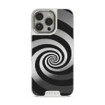 Rabbit Hole - iPhone 16 Pro Case, Elite Mirror Light (MagSafe) / Silver