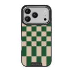 Ivy League - iPhone 17 Pro Case, Elite Dark (MagSafe) / Silver