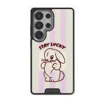 Stay Lucky - Samsung Galaxy S25 Ultra Case, Elite Dark (Magnetic) / Silver