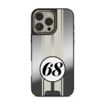 Classic Racing - iPhone 16 Pro Case, Elite Mirror Dark (MagSafe) / Gold