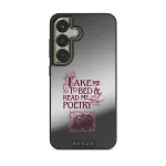 Read Me - Samsung Galaxy S25 Plus Case, Elite Mirror Dark (Magnetic) / Gold